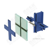 西创系统直角方管尖角方管直角90°方矩管-H型