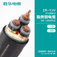 河南胜华 ZR-YJV 21/35KV阻燃铜电缆 1芯、3芯