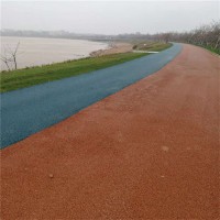 甘肃透水混凝土厂家 透水道路面地坪用胶粘砼厂家直发