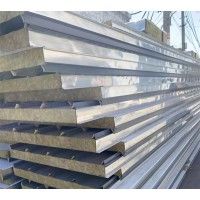 多规格彩钢岩棉复合板价格